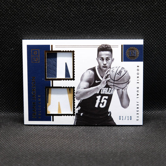 2017-18 Frank Jackson Encased Rookie Dual Jerseys 1/10