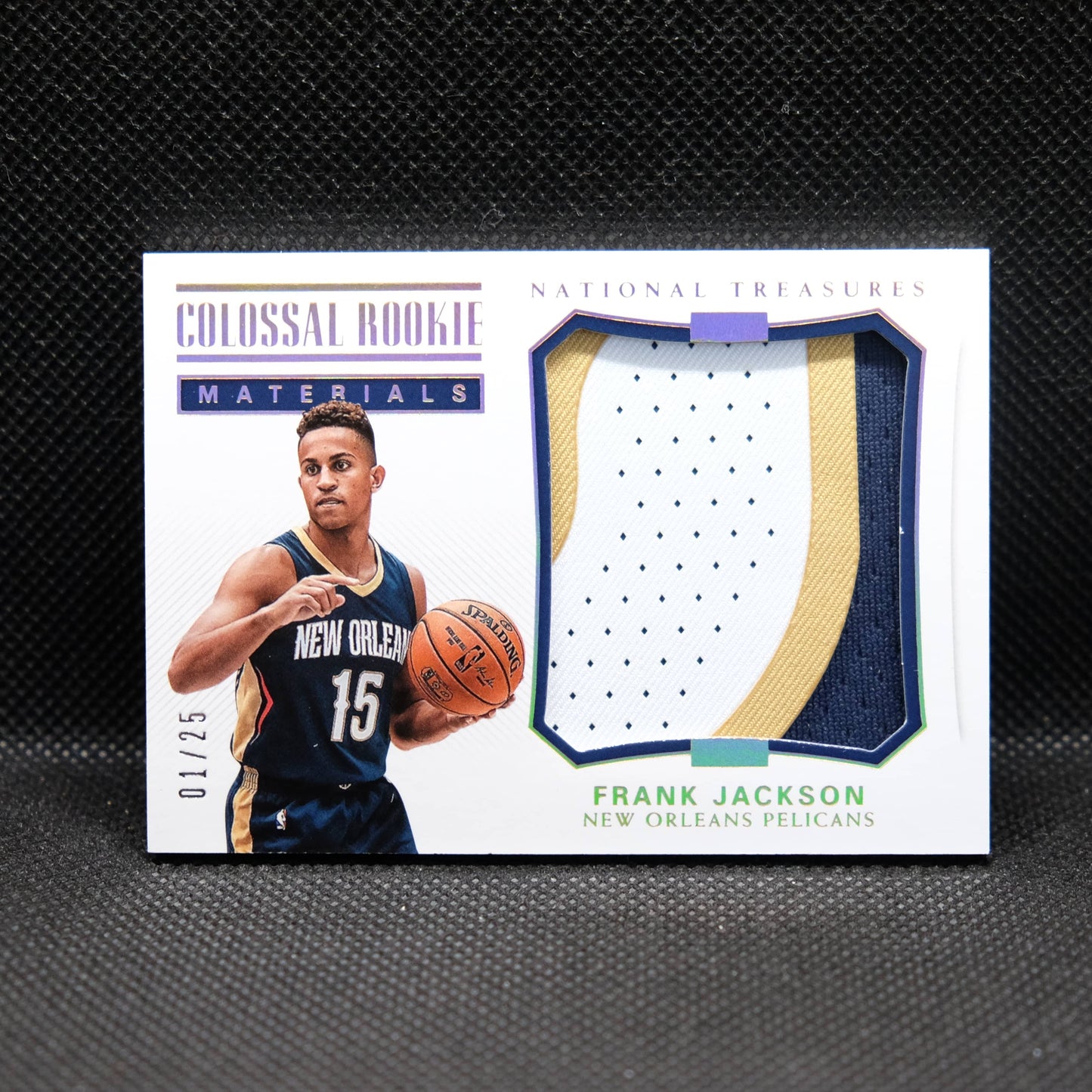 2017-18 Frank Jackson National Treasures Colossal Rookie Materials 1/25