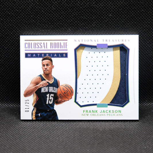 2017-18 Frank Jackson National Treasures Colossal Rookie Materials 1/25