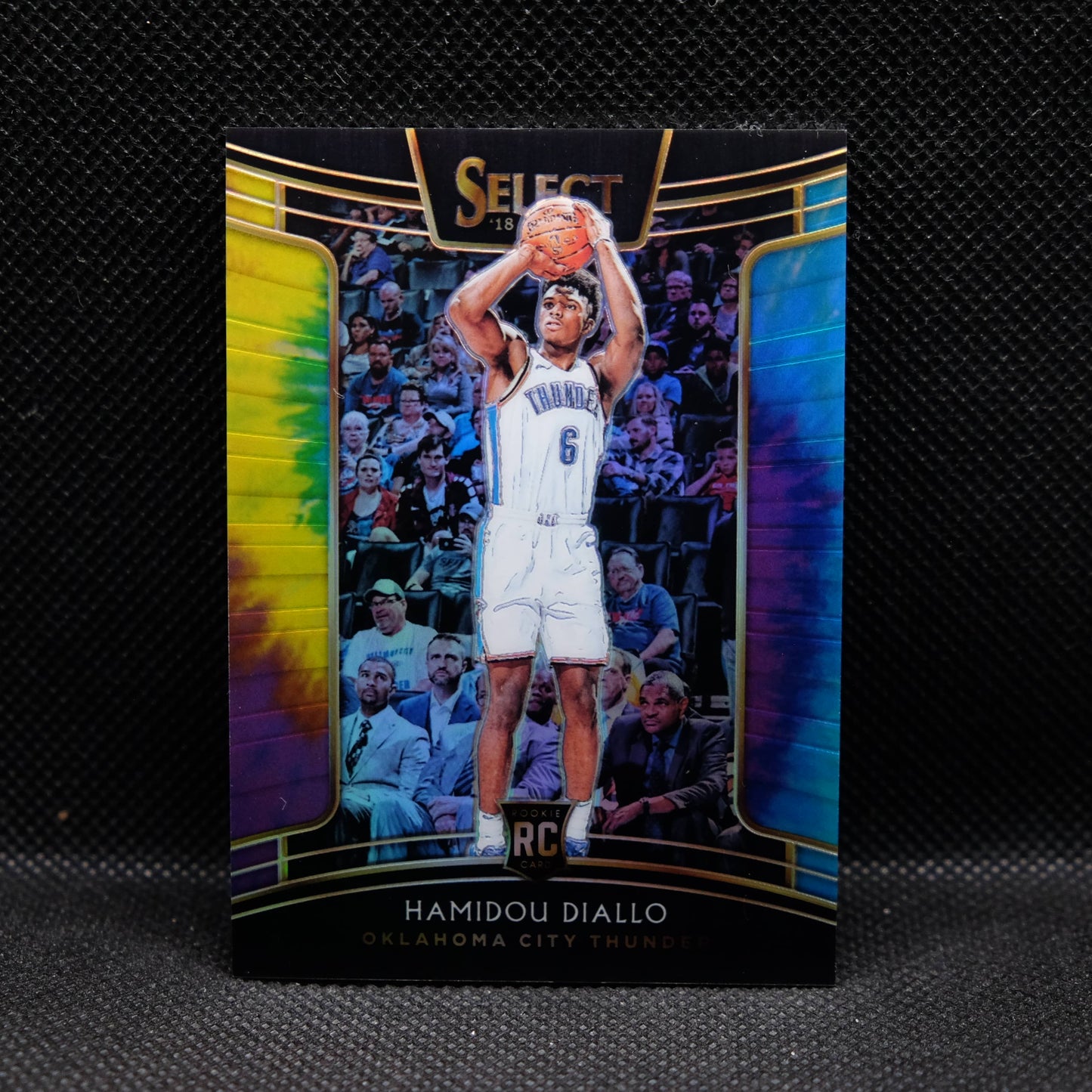 2018-19 Hamidou Diallo Select #86 Tie Dye Prizm Rookie Card /25