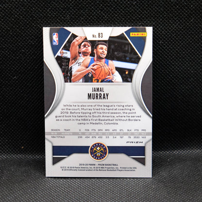2019-20 Jamal Murray Prizm #83 Brown Fast Break Prizm 1/20