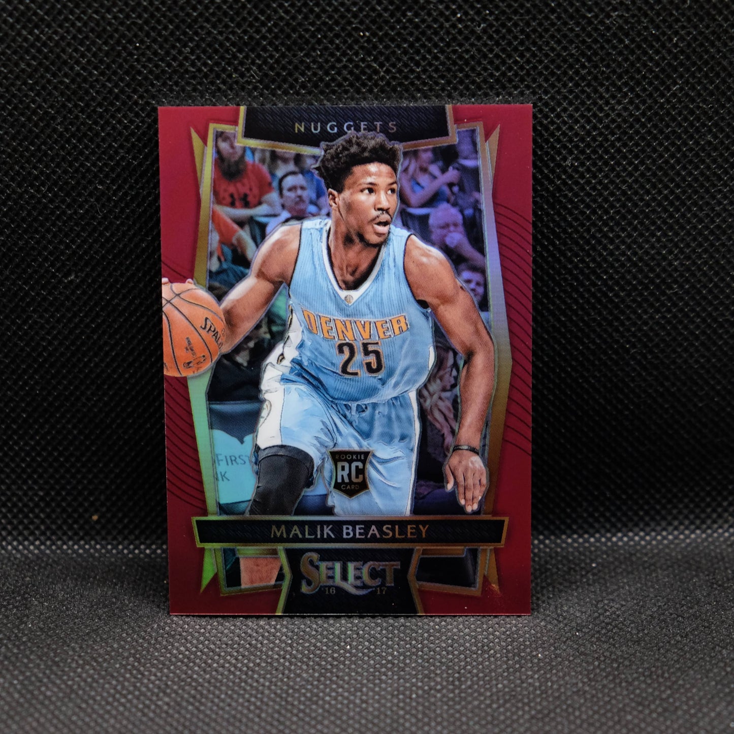 2016-17 Malik Beasley Select #56 Maroon /175 Rookie Card