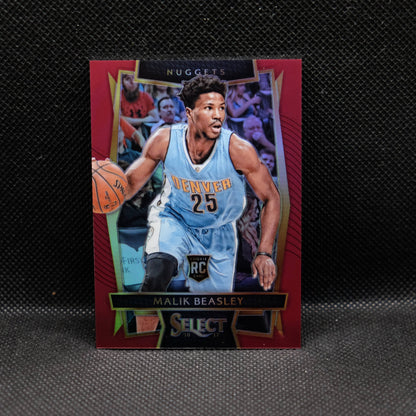 2016-17 Malik Beasley Select #56 Maroon /175 Rookie Card