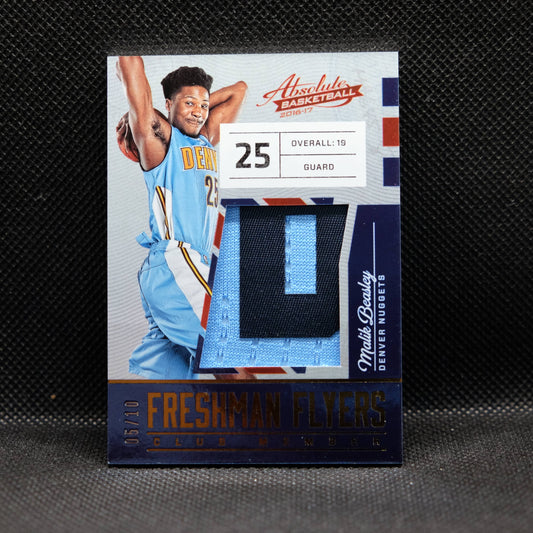 2016-17 Malik Beasley Absolute Freshman Flyers 5/10 Rookie Patch