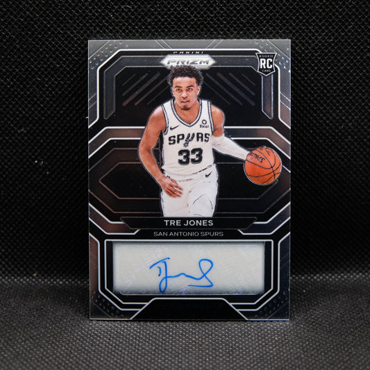 2020-21 Tre Jones Prizm Rookie Penmanship RP-TJN