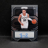 2020-21 Tre Jones Prizm Rookie Penmanship RP-TJN