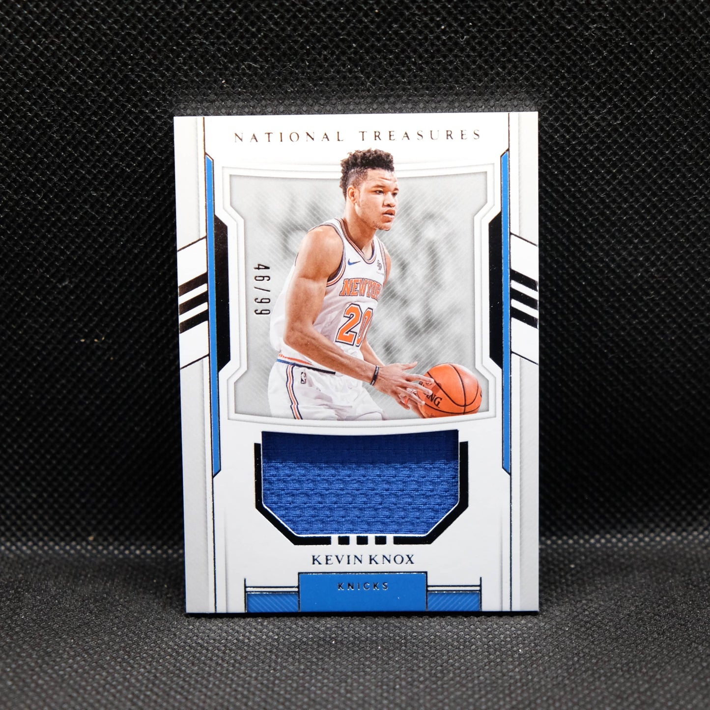 2018-19 Kevin Knox National Treasures Rookie Materials /99