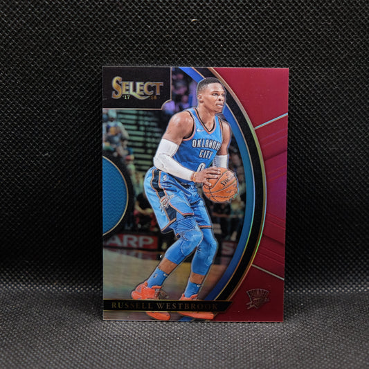 2017-18 Russell Westbrook Select #22 Maroon Prizm /199