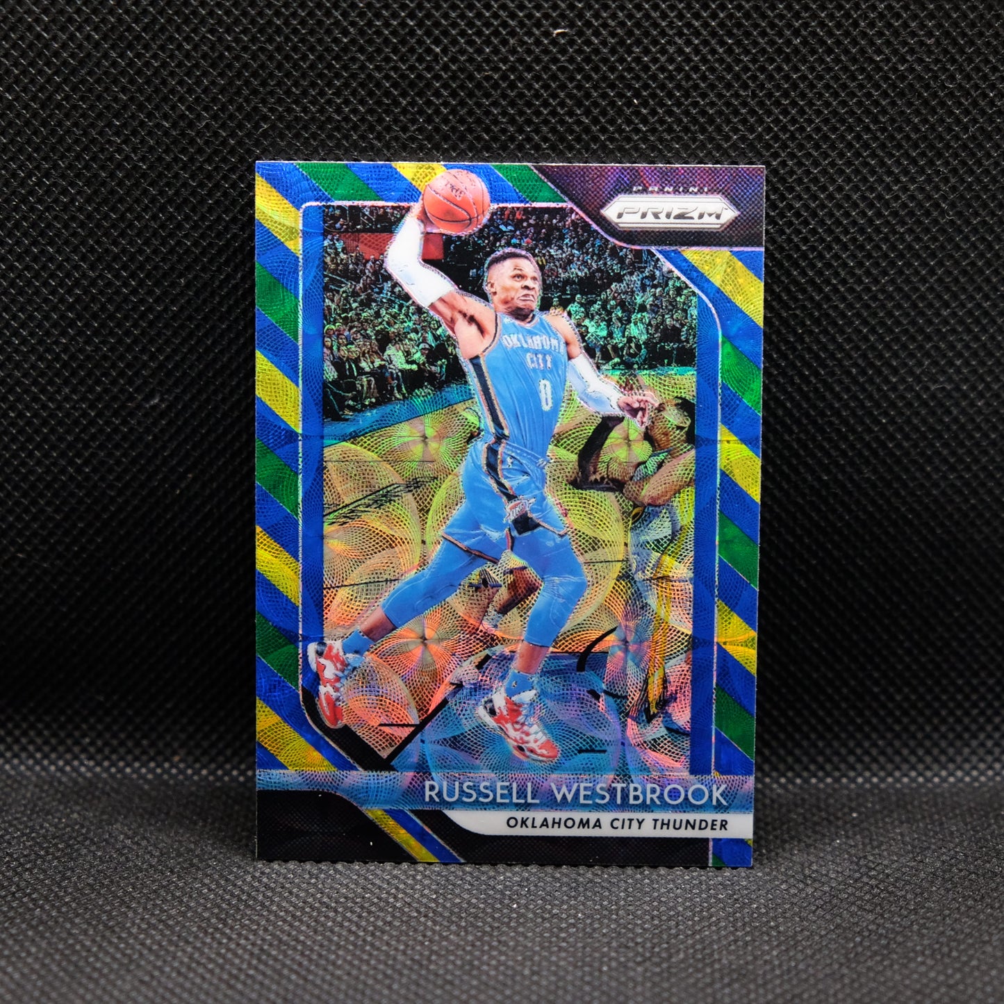 2018-19 Russell Westbrook Prizm #39 Choice Yellow Green Blue Prizm