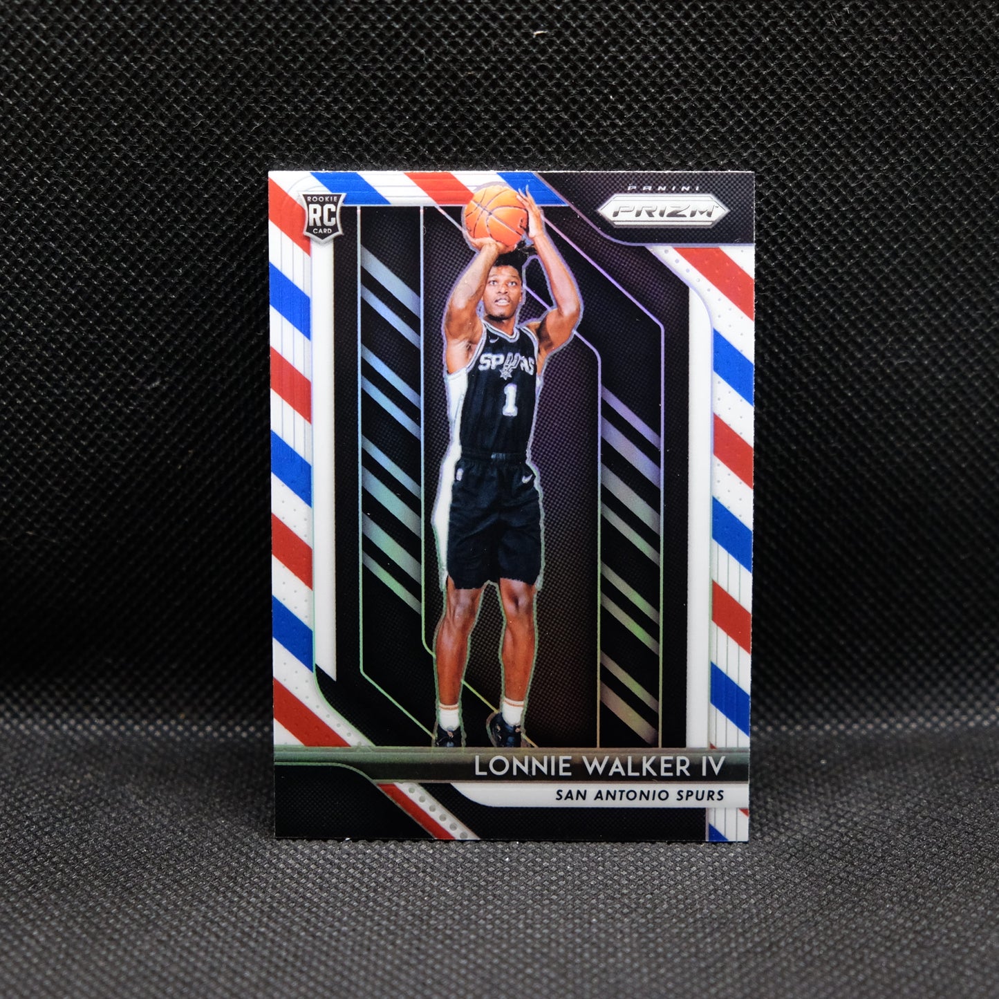 2018-19 Lonnie Walker IV Prizm #251 Red White Blue Prizm Rookie Card RC