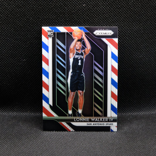 2018-19 Lonnie Walker IV Prizm #251 Red White Blue Prizm Rookie Card RC