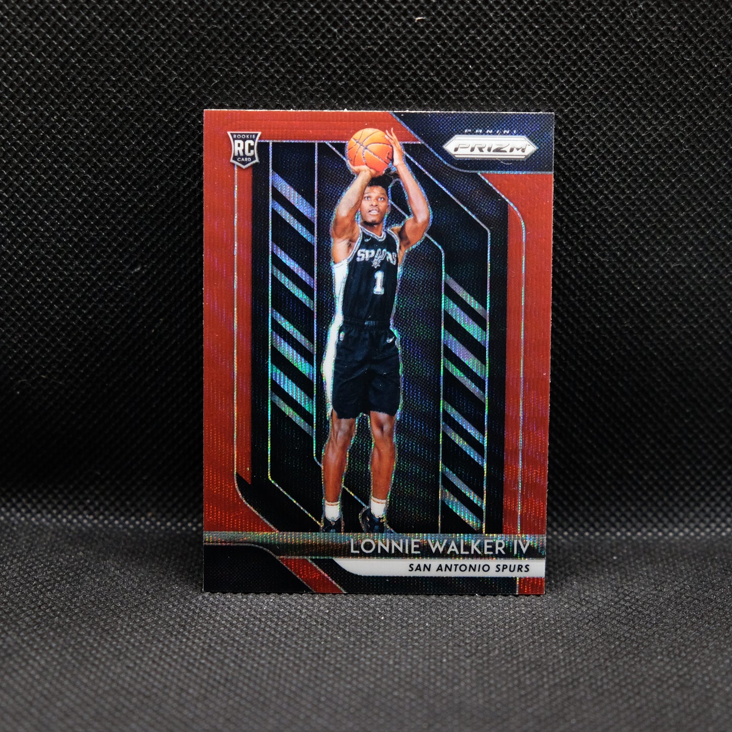 2018-19 Lonnie Walker IV Prizm #251 Red Wave Prizm Rookie Card RC