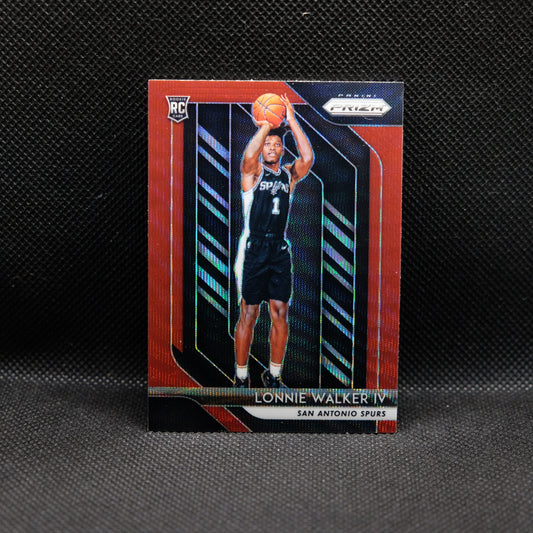 2018-19 Lonnie Walker IV Prizm #251 Red Wave Prizm Rookie Card RC