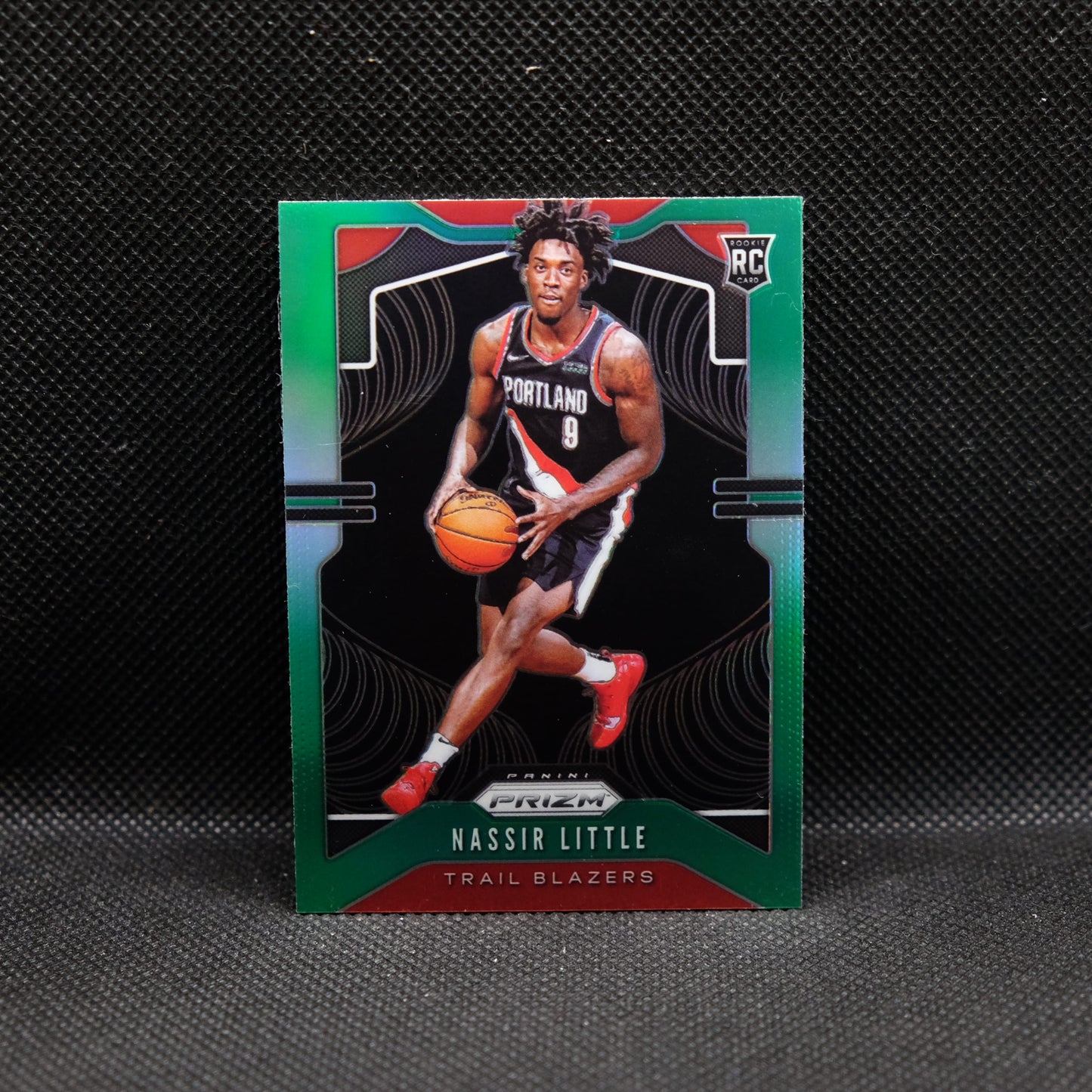 2019-20 Nassir LIttle Prizm #269 Green Prizm Rookie Card