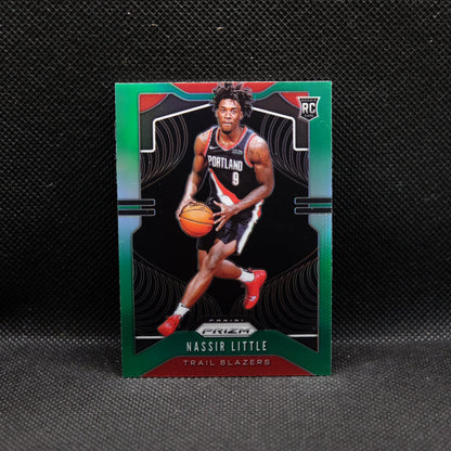 2019-20 Nassir LIttle Prizm #269 Green Prizm Rookie Card