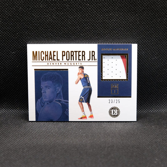 2018-19 Michael Porter Jr. Encased RM-MP Rookie Materials /25