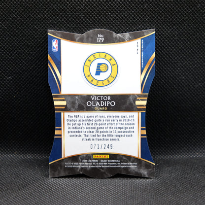 2019-20 Victor Oladipo Select #179 Blue Die Cut Prizm /249