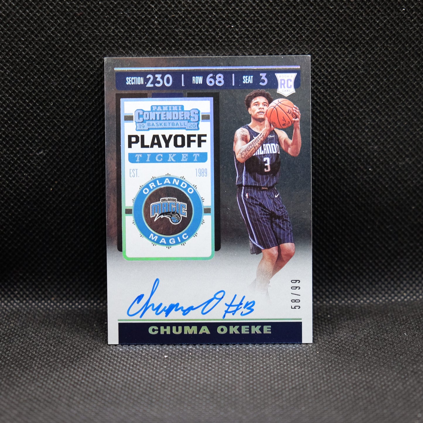 2019-20 Chuma Okeke Contenders Playoff Ticket Rookie Autograph /99