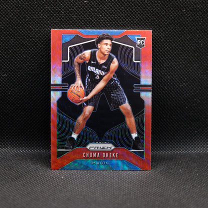 2019-20 Chuma Okeke Prizm #262 Red Wave Prizm Rookie Card