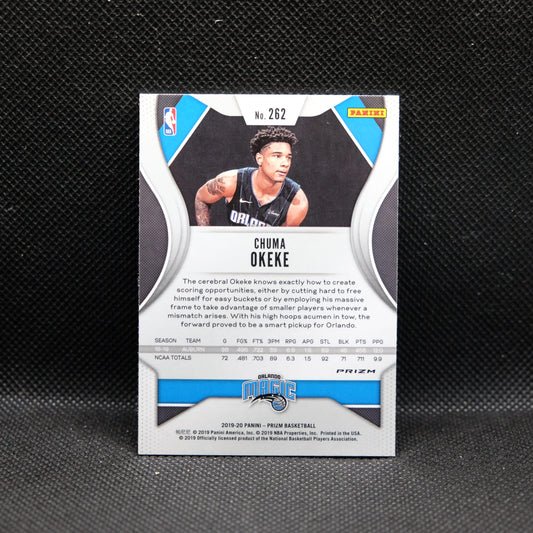 2019-20 Chuma Okeke Prizm #262 Red Wave Prizm Rookie Card