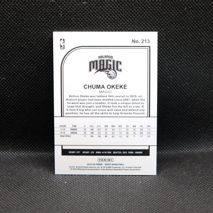 2019-20 Chuma Okeke Hoops Rookie Blue Explosion /49