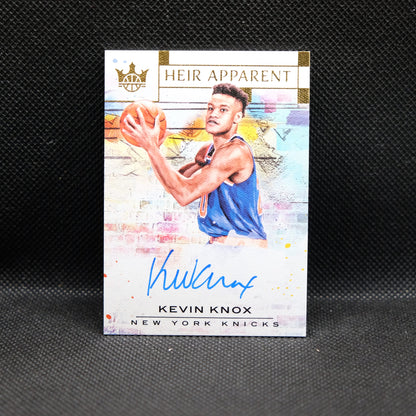 2018-19 Kevin Knox Court Kings HA-KKN Heir Apparent Rookie Auto /199