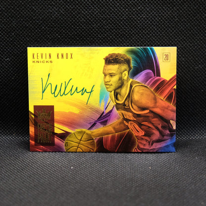 2018-19 Kevin Knox Court Kings Fresh Paint Rookie Autograph 94/199