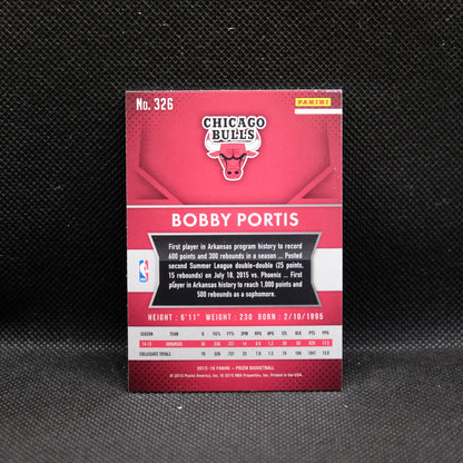 2015-16 Bobby Portis Prizm #326 Rookie Card