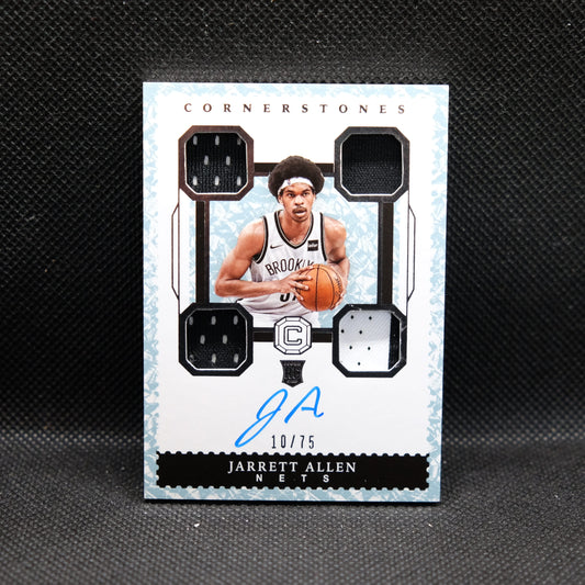 2017-18 Jarrett Allen Cornerstones #178 Rookie Quad Patch Auto /75