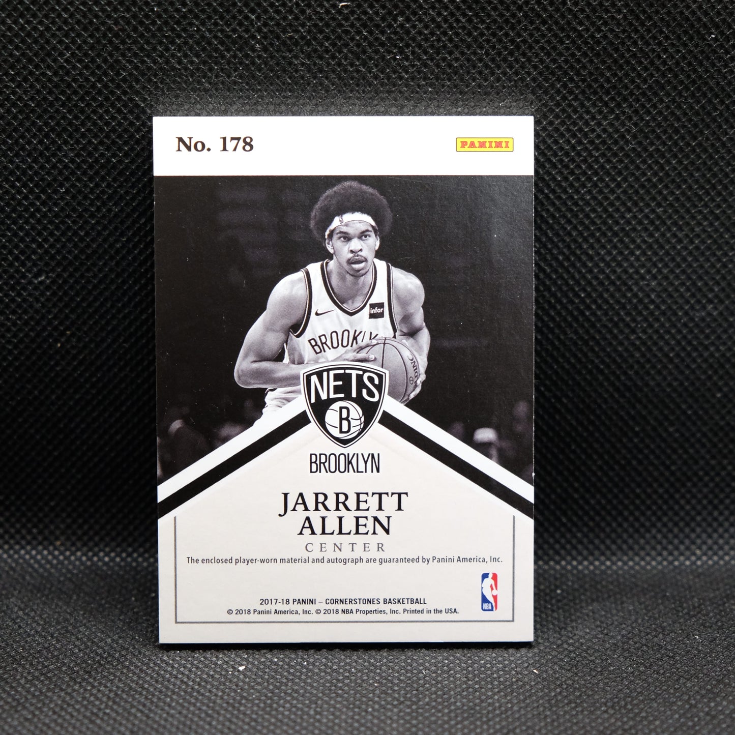 2017-18 Jarrett Allen Cornerstones #178 Rookie Quad Patch Auto /75