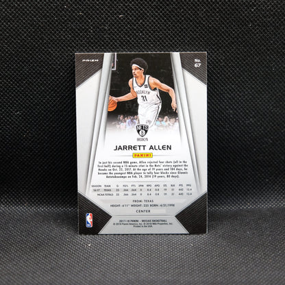 2017-18 Jarrett Allen Mosaic #67 Silver Mosaic Prizm Rookie Card