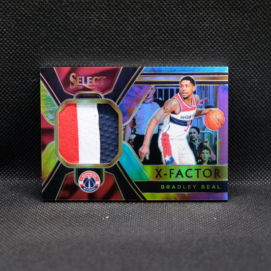 2018-19 Bradley Beal Select X-Factor Tie Dye Prizm Patch /25