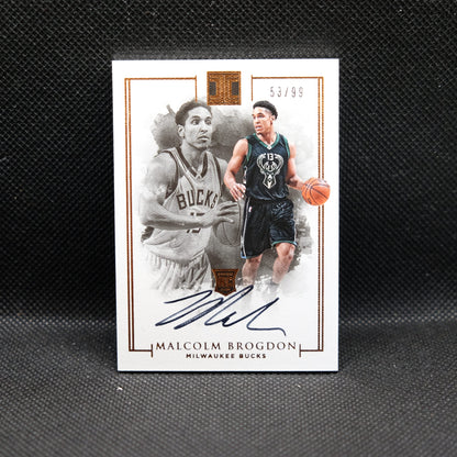 2016-17 Malcolm Brogdon Impeccable #105 Rookie Autograph