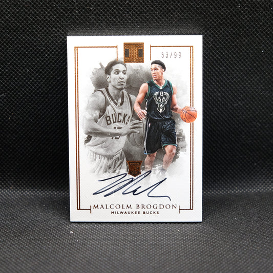 2016-17 Malcolm Brogdon Impeccable #105 Rookie Autograph