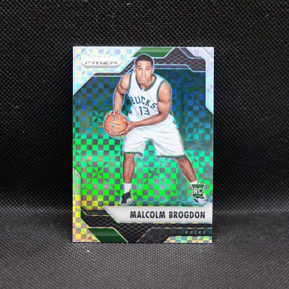 2016-17 Malcolm Brogdon Prizm #17 Checkerboard Silver Prizm