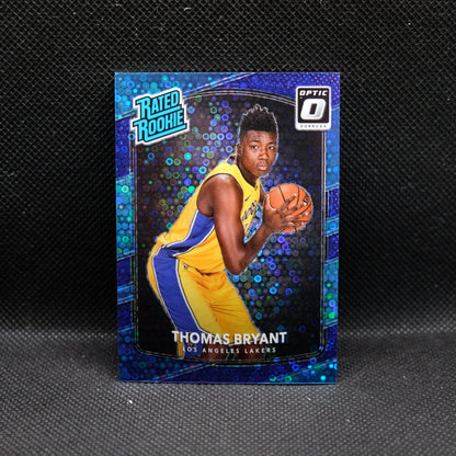 2017-18 Thomas Bryant Donruss Optic Rated Rookie Purple Fast Break Prizm /155