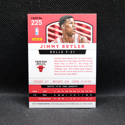 2012-13 Jimmy Butler Panini #225 Rookie Card
