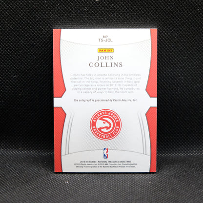 2018-19 John Collins National Treasures Treasured Signatures /99