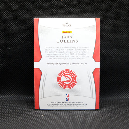 2018-19 John Collins National Treasures Treasured Signatures /99