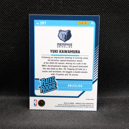 2024-24 Yuki Kawamura Donruss Optic Rated Rookie Pink Hyper Prizm