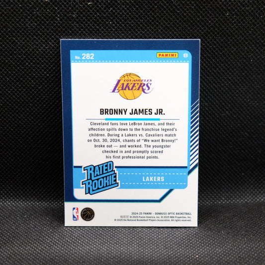 2024-24 Bronny James Jr. Donruss Optic Rated Rookie #282