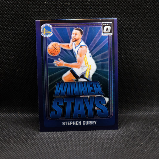 2024-24 Stephen Curry Donruss Optic #3 Winner Stays Purple Prizm