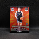 2024-24 Zach Edey Donruss Optic Express Lane Rookie Card Silver Holo Prizm