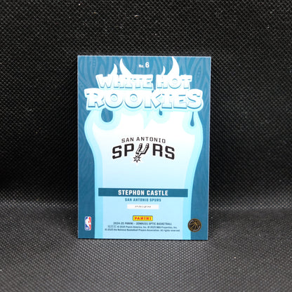2024-24 Stephon Castle Donruss Optic White Hot Rookies Silver Holo Prizm