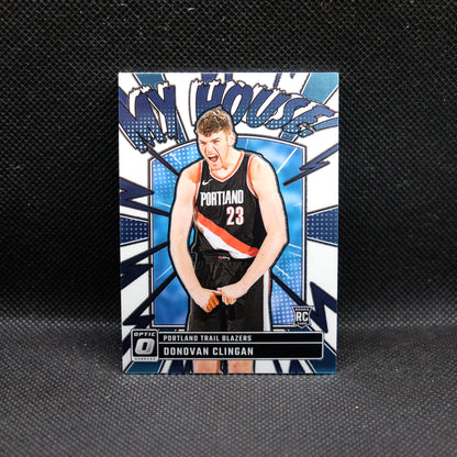 2024-24 Donovan Clingan Donruss Optic My House Rookie Card