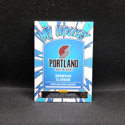 2024-24 Donovan Clingan Donruss Optic My House Rookie Card