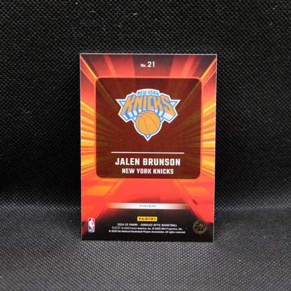 2024-24 Jalen Brunson Donruss Optic Express Lane Purple Prizm