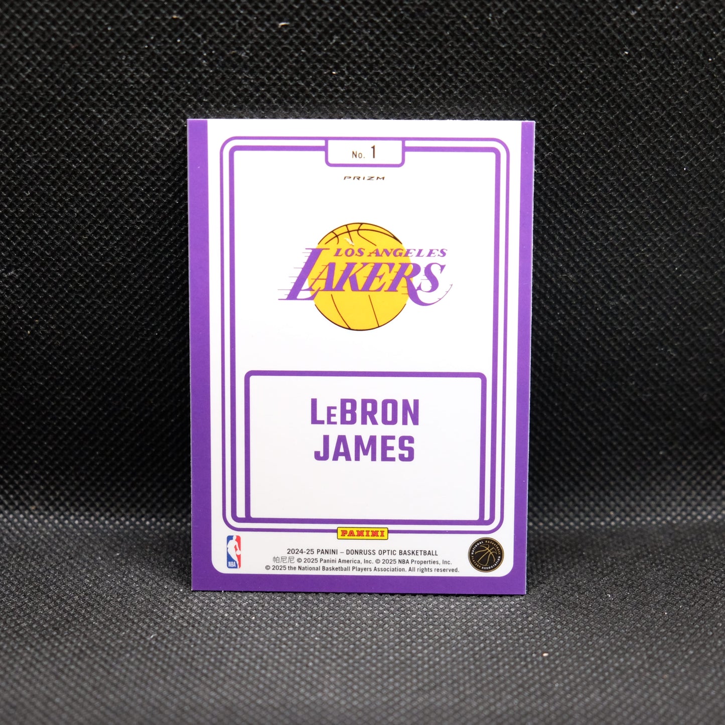 2024-24 LeBron James Donruss Optic Winner Stays Silver Holo Prizm