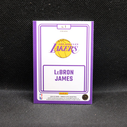 2024-24 LeBron James Donruss Optic Winner Stays Silver Holo Prizm