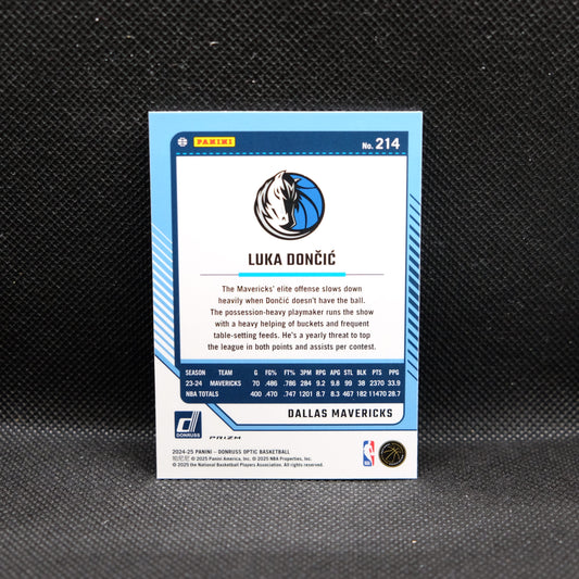 2024-24 Luke Doncic Donruss Optic #98 Hyper Pink Prizm